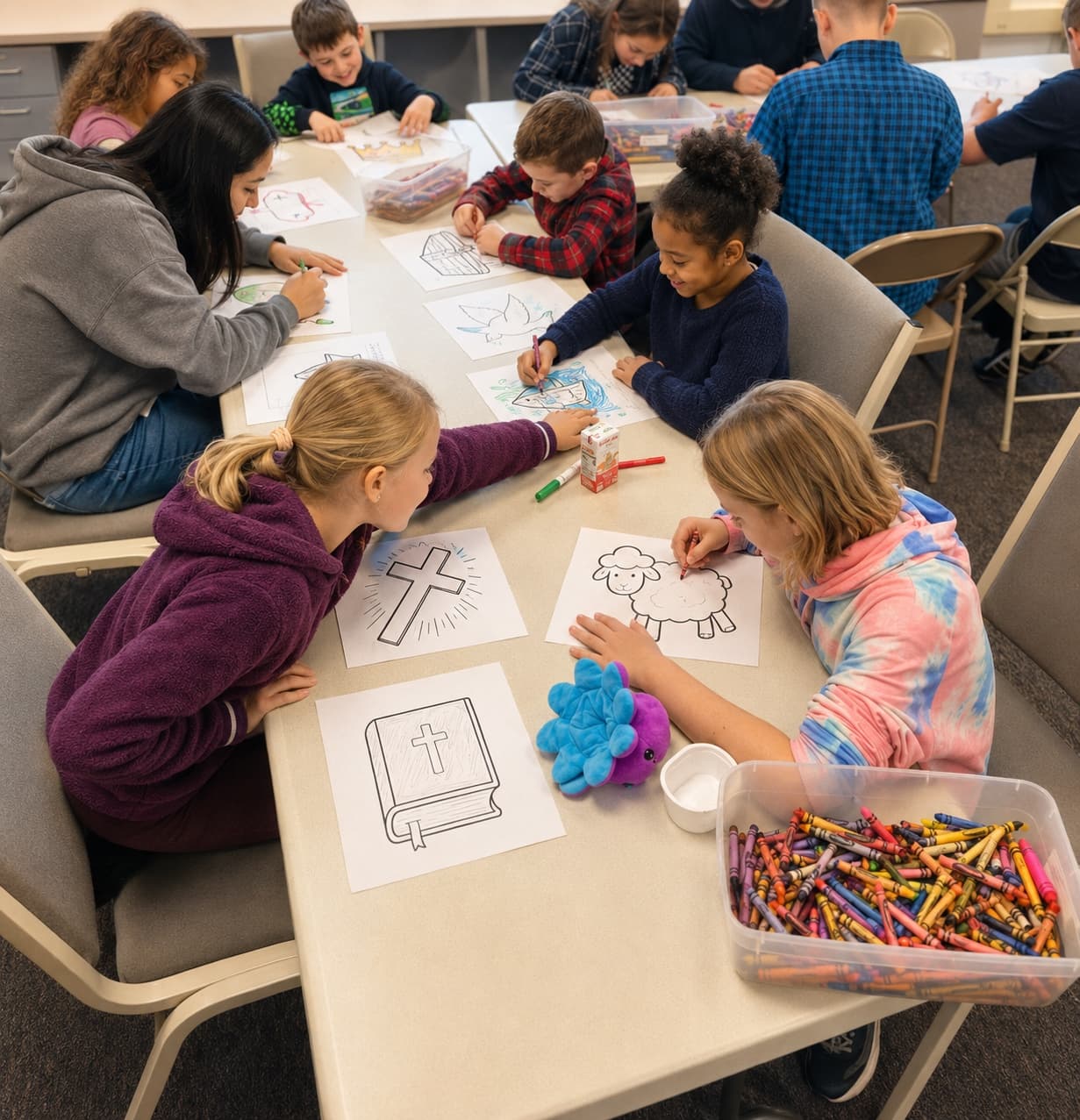 Children participating in NowGen